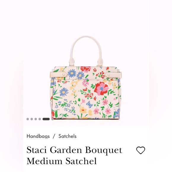 Kate Spade medium satchel Staci garden bouquet - Picture 2 of 5